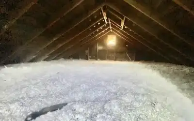 Blown-In Attic Insulation on Vancouver Island